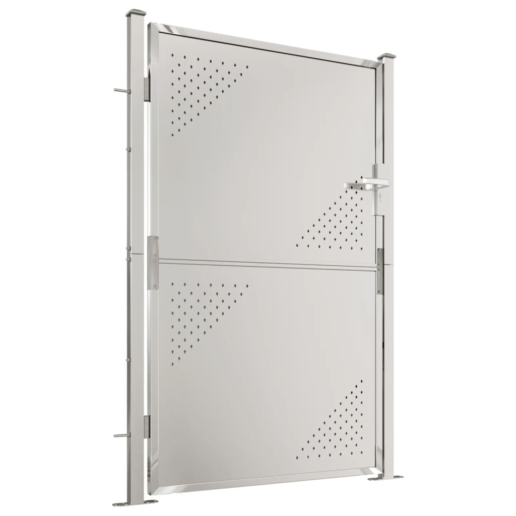 Gartentor 100x150 cm Edelstahl