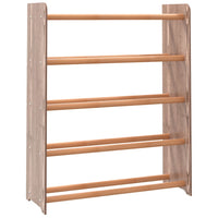Thumbnail for Schuhregal Braun 65x24x81 cm Holzwerkstoff