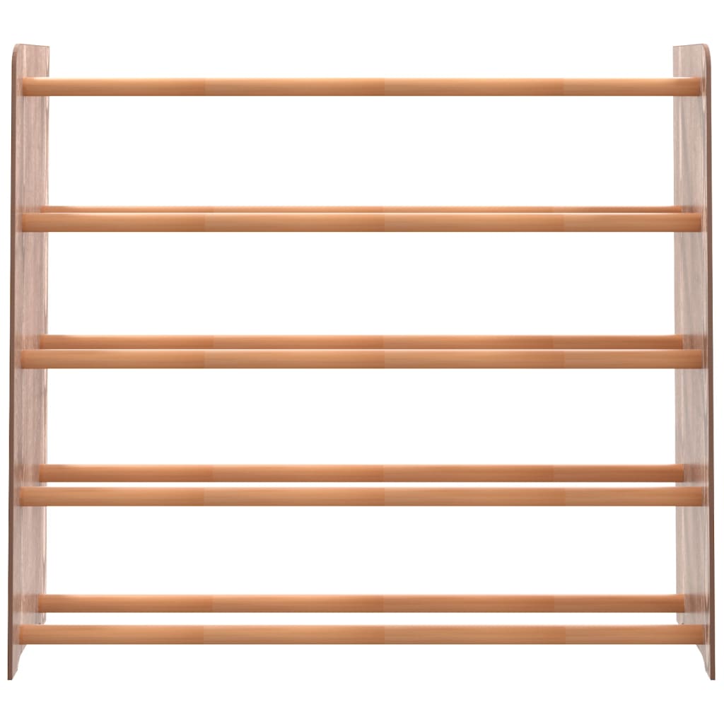 Schuhregal Braun 90x24x81 cm Holzwerkstoff