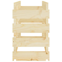 Thumbnail for Weinregal 65x29x46 cm Massivholz Kiefer