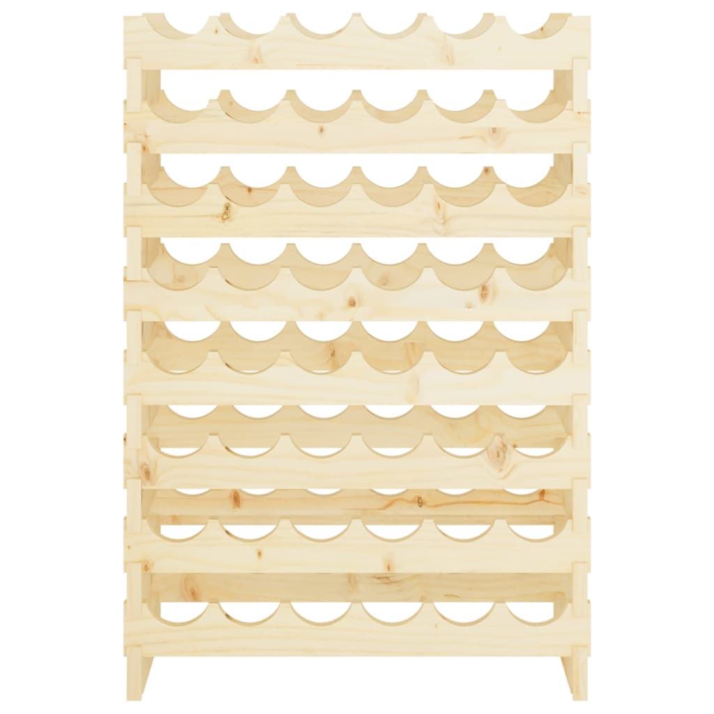 Weinregal 65x29x90 cm Massivholz Kiefer