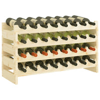 Thumbnail for Weinregal 83x29x46 cm Massivholz Kiefer