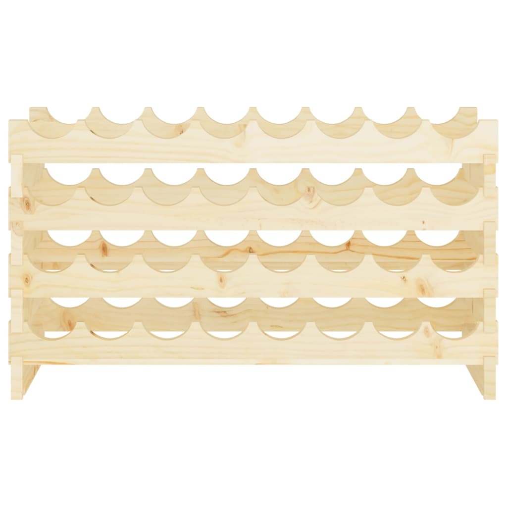 Weinregal 83x29x46 cm Massivholz Kiefer