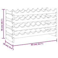 Thumbnail for Weinregal 83x29x46 cm Massivholz Kiefer