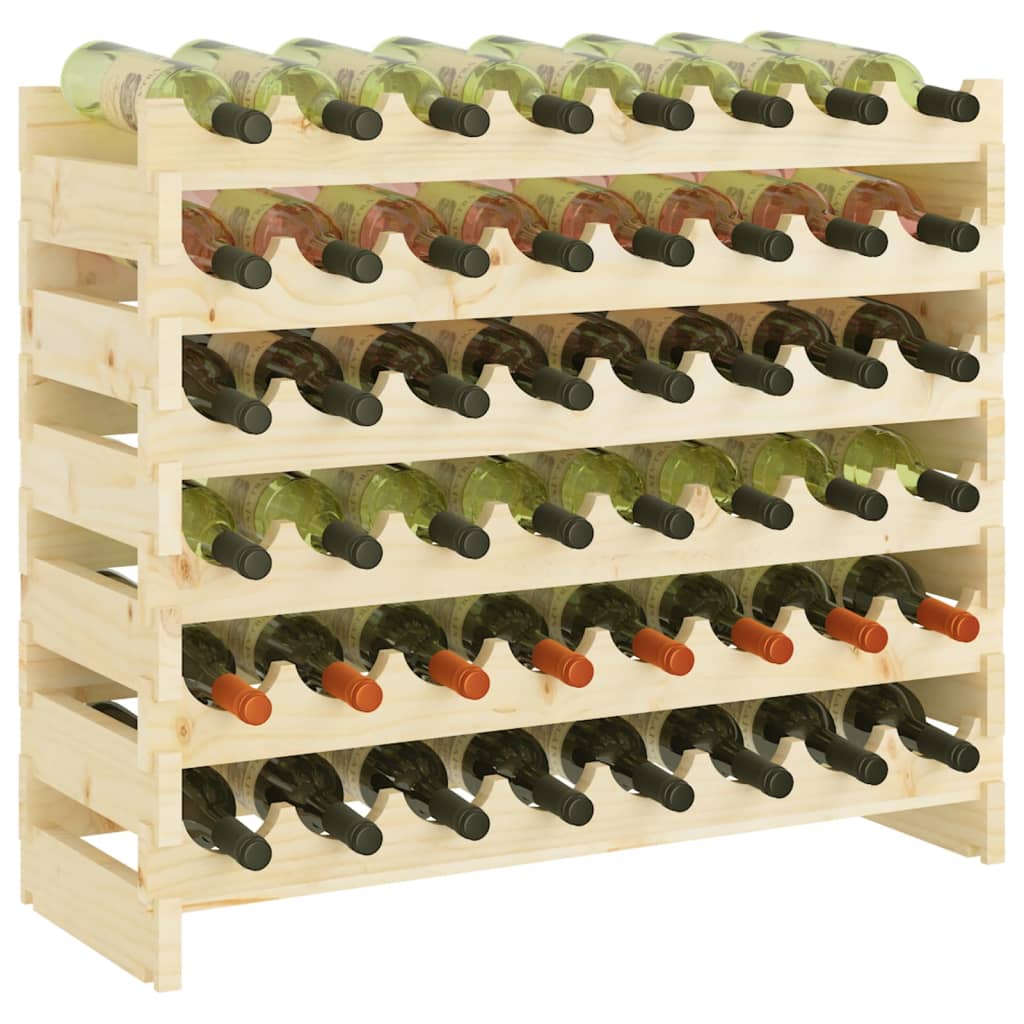 Weinregal 83x29x68 cm Massivholz Kiefer