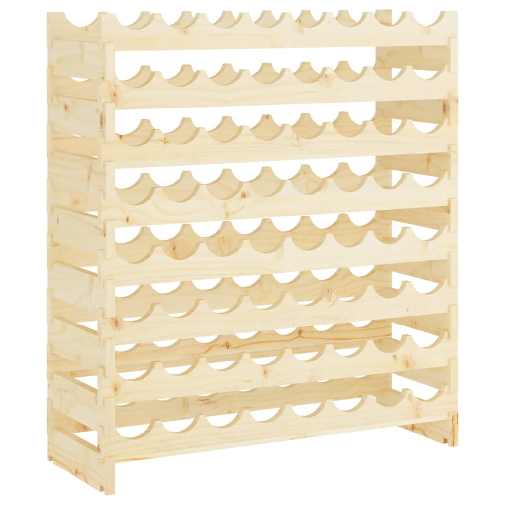 Weinregal 83x29x90 cm Massivholz Kiefer