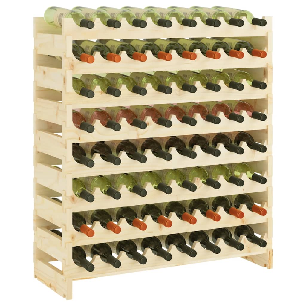 Weinregal 83x29x90 cm Massivholz Kiefer