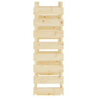 Thumbnail for Weinregal 83x29x90 cm Massivholz Kiefer