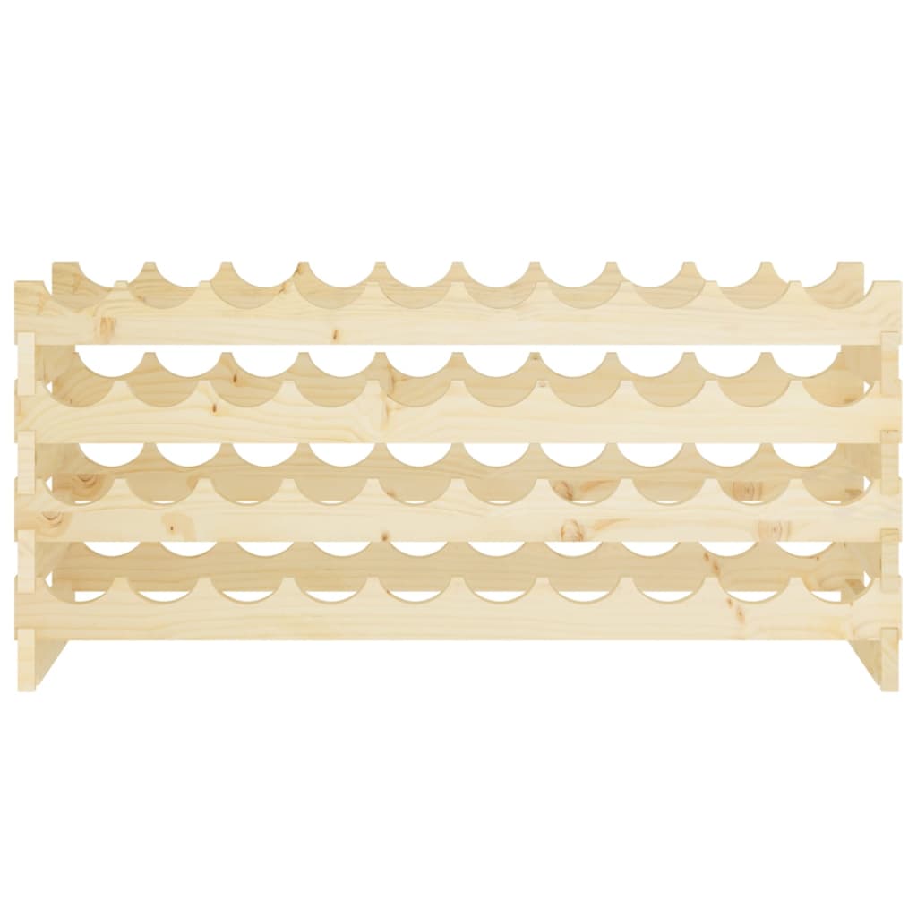 Weinregal 101x29x46 cm Massivholz Kiefer