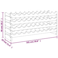 Thumbnail for Weinregal 101x29x46 cm Massivholz Kiefer