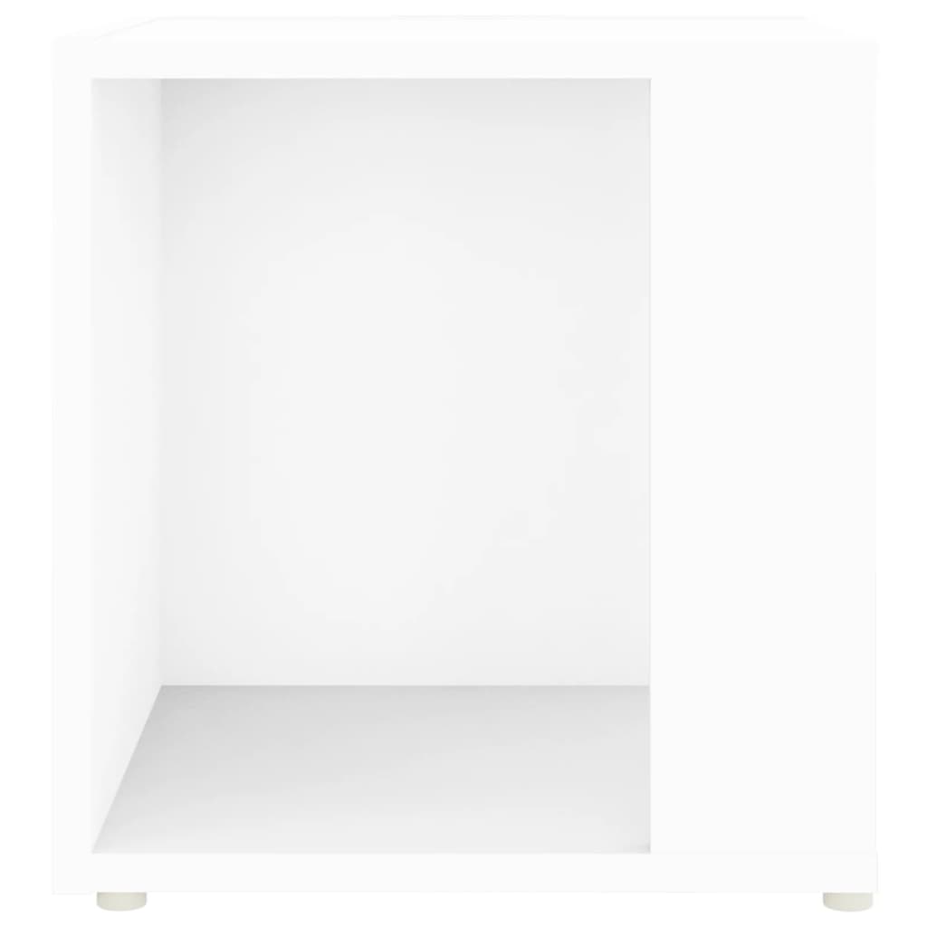 Beistelltisch Weiß 33x33x34,5 cm Holzwerkstoff