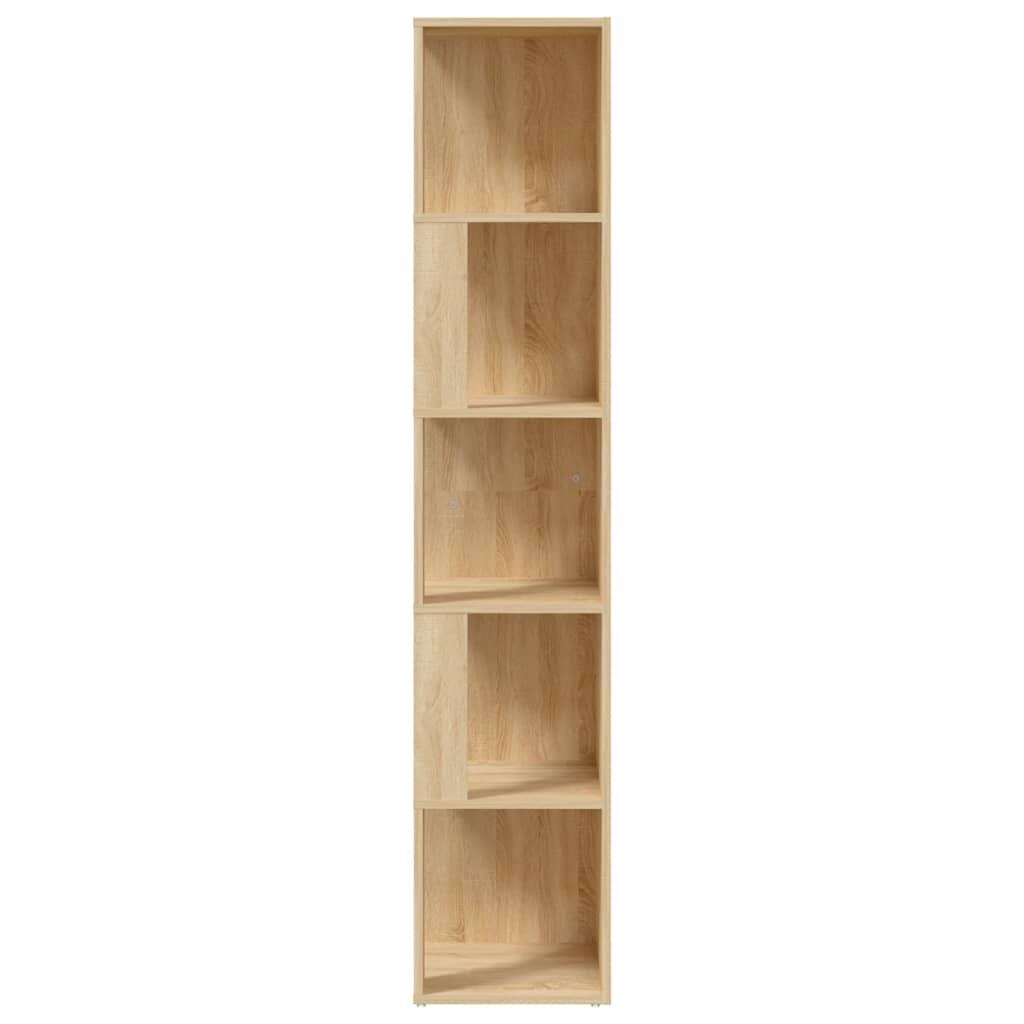 Eckregal Sonoma-Eiche 33x33x164,5 cm Holzwerkstoff