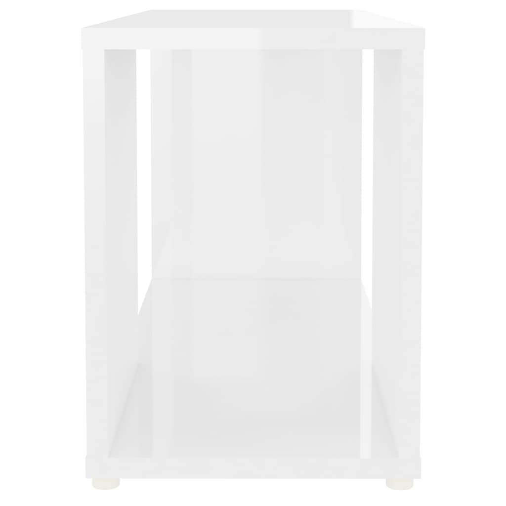 TV-Schrank Hochglanz-Weiß 60x24x32 cm Holzwerkstoff