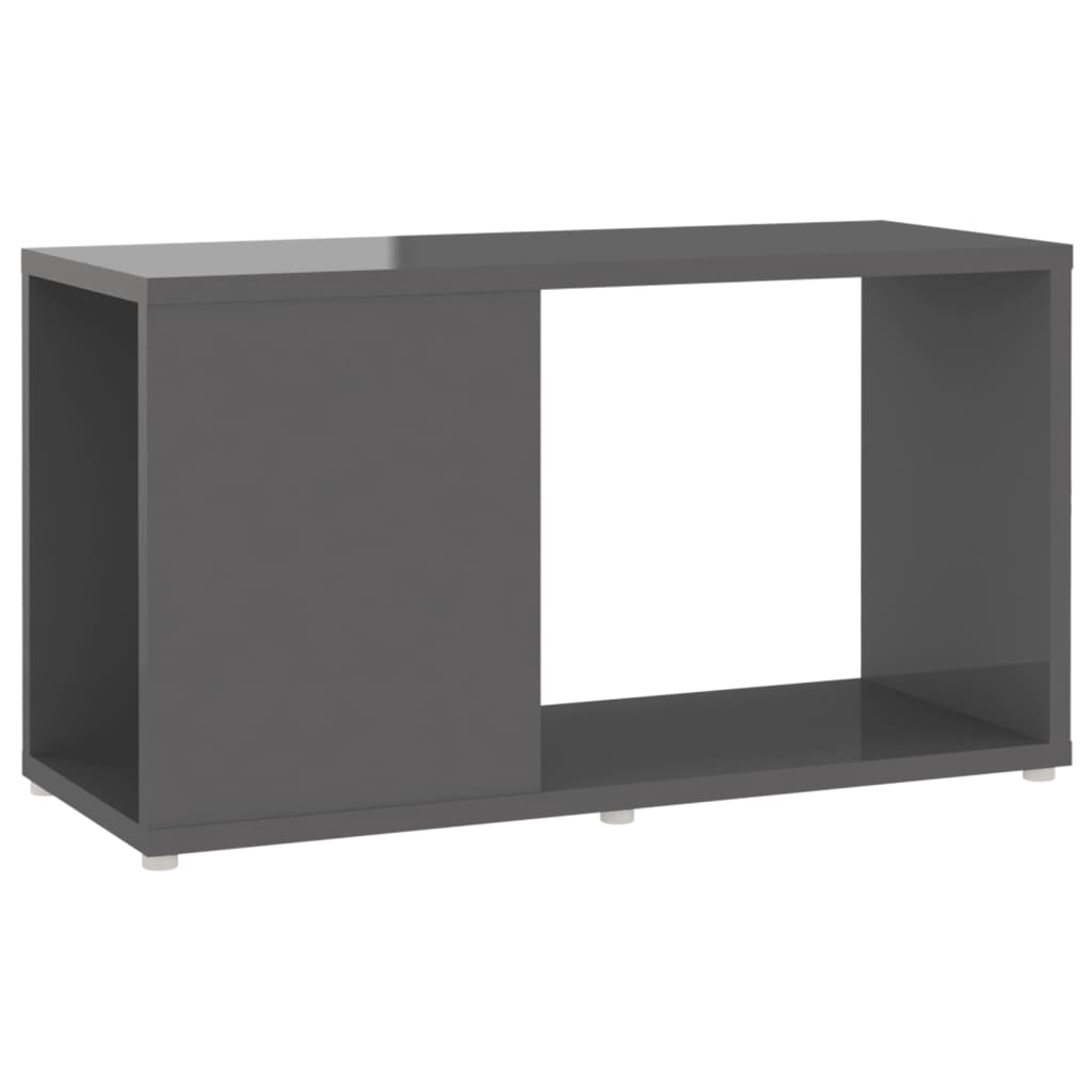 TV-Schrank Hochglanz-Grau 60x24x32 cm Spanplatte