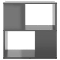 Thumbnail for Bücherregal Hochglanz-Grau 60x24x63 cm Spanplatte