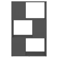 Thumbnail for Bücherregal Raumteiler Grau 60x24x94 cm Spanplatte