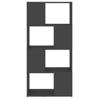 Thumbnail for Bücherregal Raumteiler Grau 60x24x124,5 cm Spanplatte