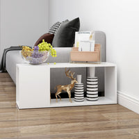 Thumbnail for TV-Schrank Weiß 80x24x32 cm Holzwerkstoff