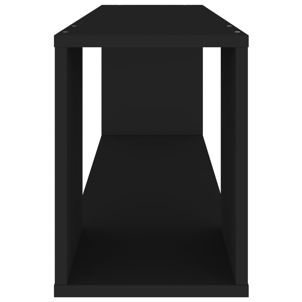 TV-Schrank Schwarz 100x24x32 cm Spanplatte