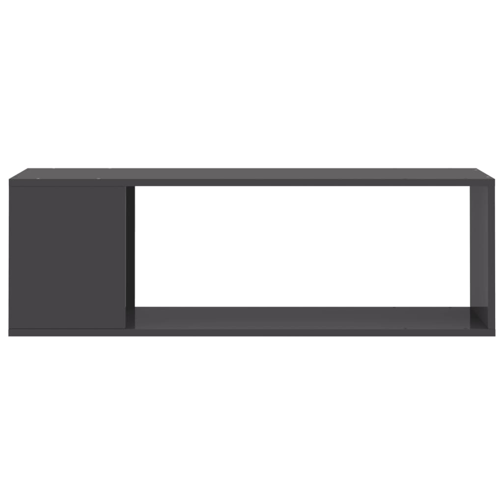 TV-Schrank Hochglanz-Grau 100x24x32 cm Spanplatte