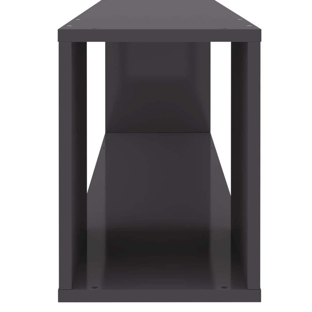 TV-Schrank Hochglanz-Grau 100x24x32 cm Spanplatte