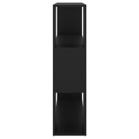 Thumbnail for Bücherregal Raumteiler Schwarz 100x24x94 cm