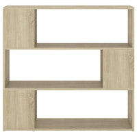 Thumbnail for Bücherregal Raumteiler Sonoma-Eiche 100x24x94 cm