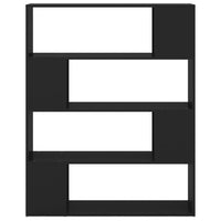 Thumbnail for Bücherregal Raumteiler Schwarz 100x24x124 cm