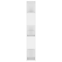 Thumbnail for Bücherregal Raumteiler Weiß 100x24x155 cm Holzwerkstoff