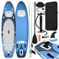 Thumbnail for SUP-Board-Set Aufblasbar Marineblau 330x76x10 cm