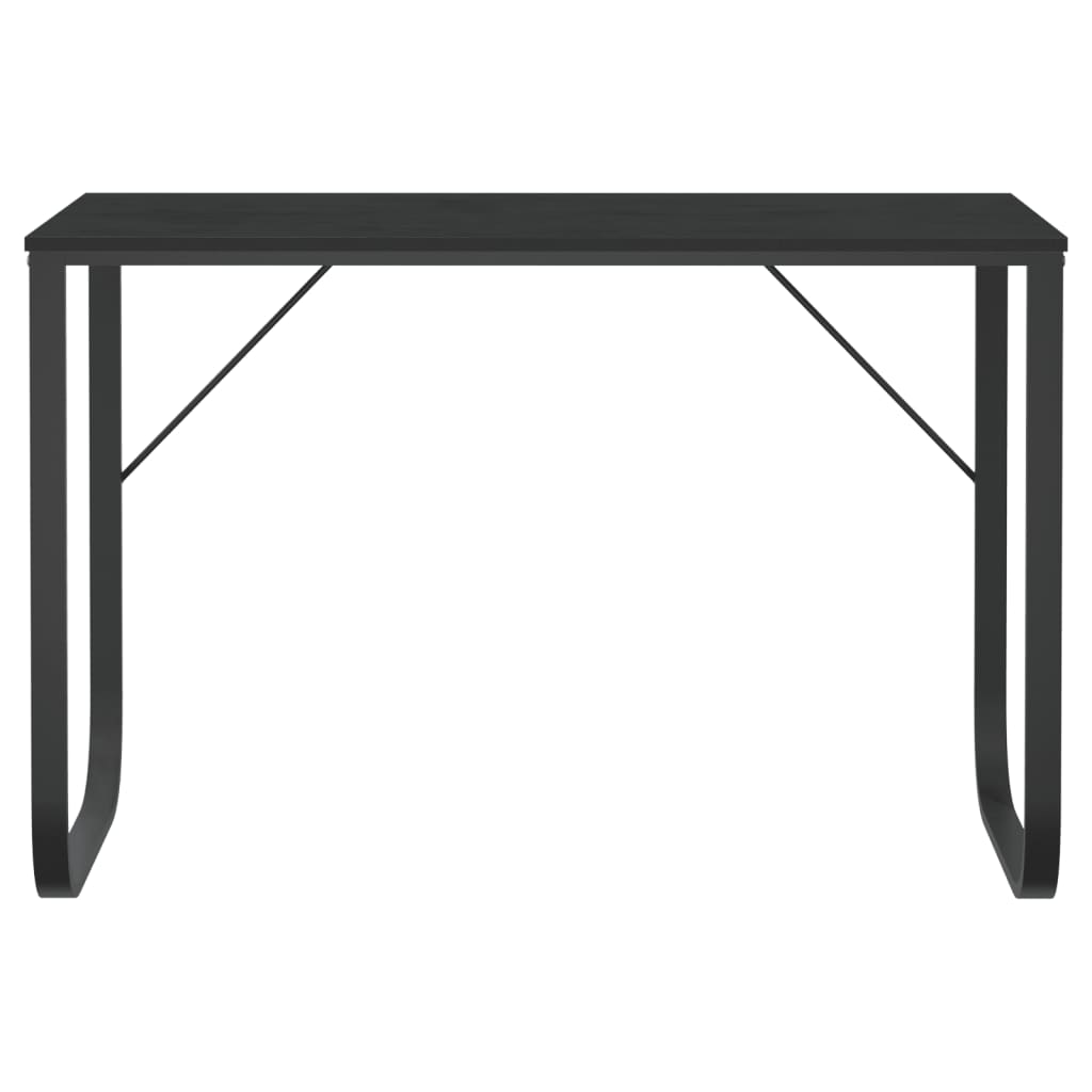 Computertisch Schwarz 110x60x73 cm Holzwerkstoff
