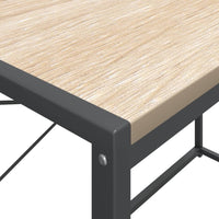 Thumbnail for Computertisch Schwarz und Eiche-Optik 110x60x138 cm Spanplatte