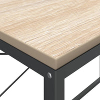 Thumbnail for Computertisch Schwarz und Eiche-Optik 110x60x70cm Holzwerkstoff
