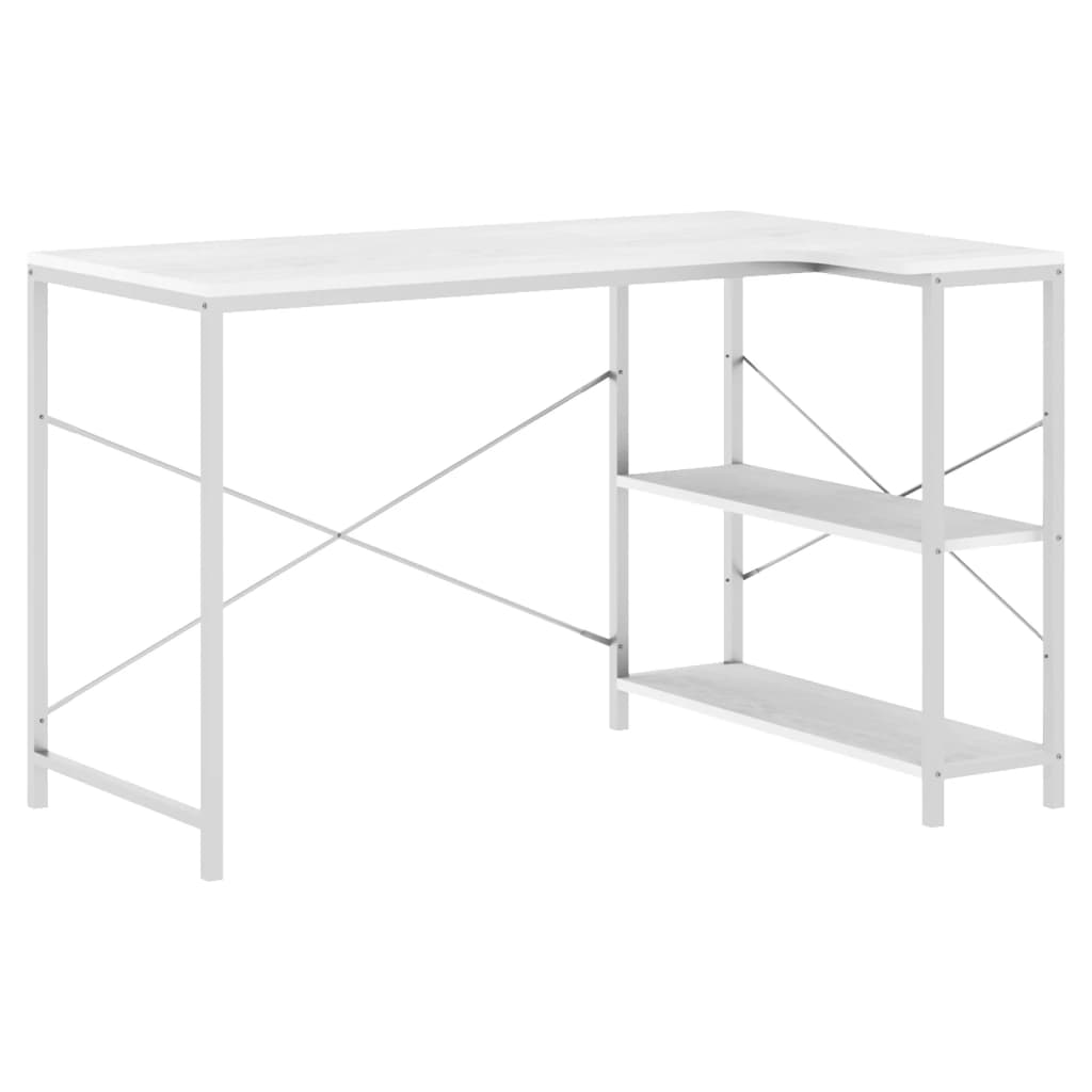 Computertisch Weiß 110x72x70 cm Spanplatte