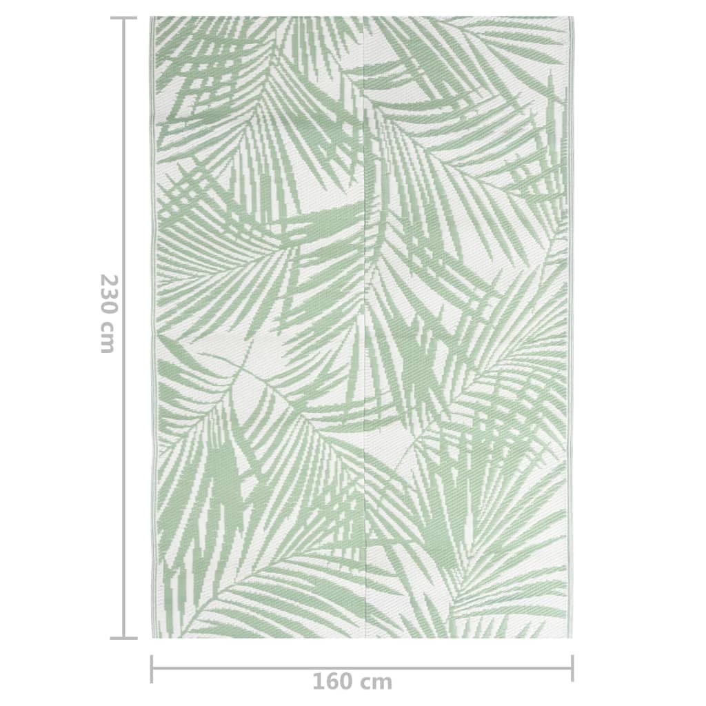 Outdoor-Teppich Grün 160x230 cm PP