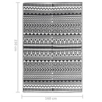 Thumbnail for Outdoor-Teppich Schwarz 160x230 cm PP