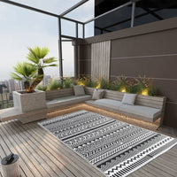 Thumbnail for Outdoor-Teppich Schwarz 160x230 cm PP
