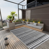 Thumbnail for Outdoor-Teppich Schwarz 190x290 cm PP