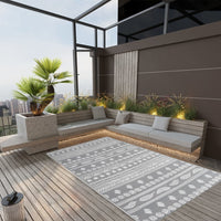 Thumbnail for Outdoor-Teppich Grau 160x230 cm PP