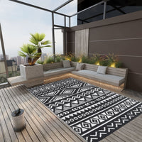 Thumbnail for Outdoor-Teppich Schwarz 190x290 cm PP