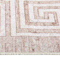 Thumbnail for Teppich Waschbar 80x150 cm Beige Rutschfest