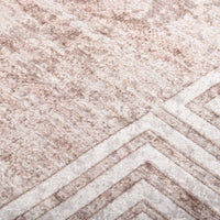 Thumbnail for Teppich Waschbar 80x150 cm Beige Rutschfest