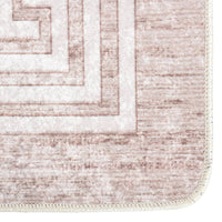 Thumbnail for Teppich Waschbar 80x150 cm Beige Rutschfest