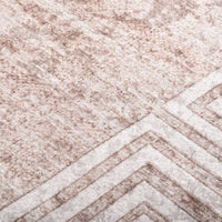 Thumbnail for Teppich Waschbar 80x300 cm Beige Rutschfest