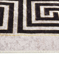 Thumbnail for Teppich Waschbar 80x300 cm Hellbeige Rutschfest