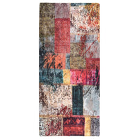 Thumbnail for Teppich Waschbar Patchwork 80x300 cm Mehrfarbig Rutschfest