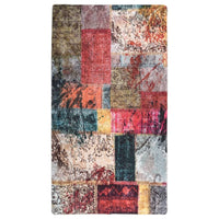 Thumbnail for Teppich Waschbar Patchwork 190x300 cm Mehrfarbig Rutschfest