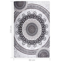 Thumbnail for Teppich Waschbar 80x150 cm Mehrfarbig Rutschfest