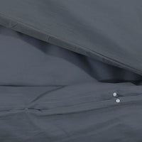 Thumbnail for Bettwäsche-Set Anthrazit 140x200 cm Leichte Mikrofaser