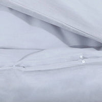 Thumbnail for Bettwäsche-Set Grau 220x240 cm Leichte Mikrofaser